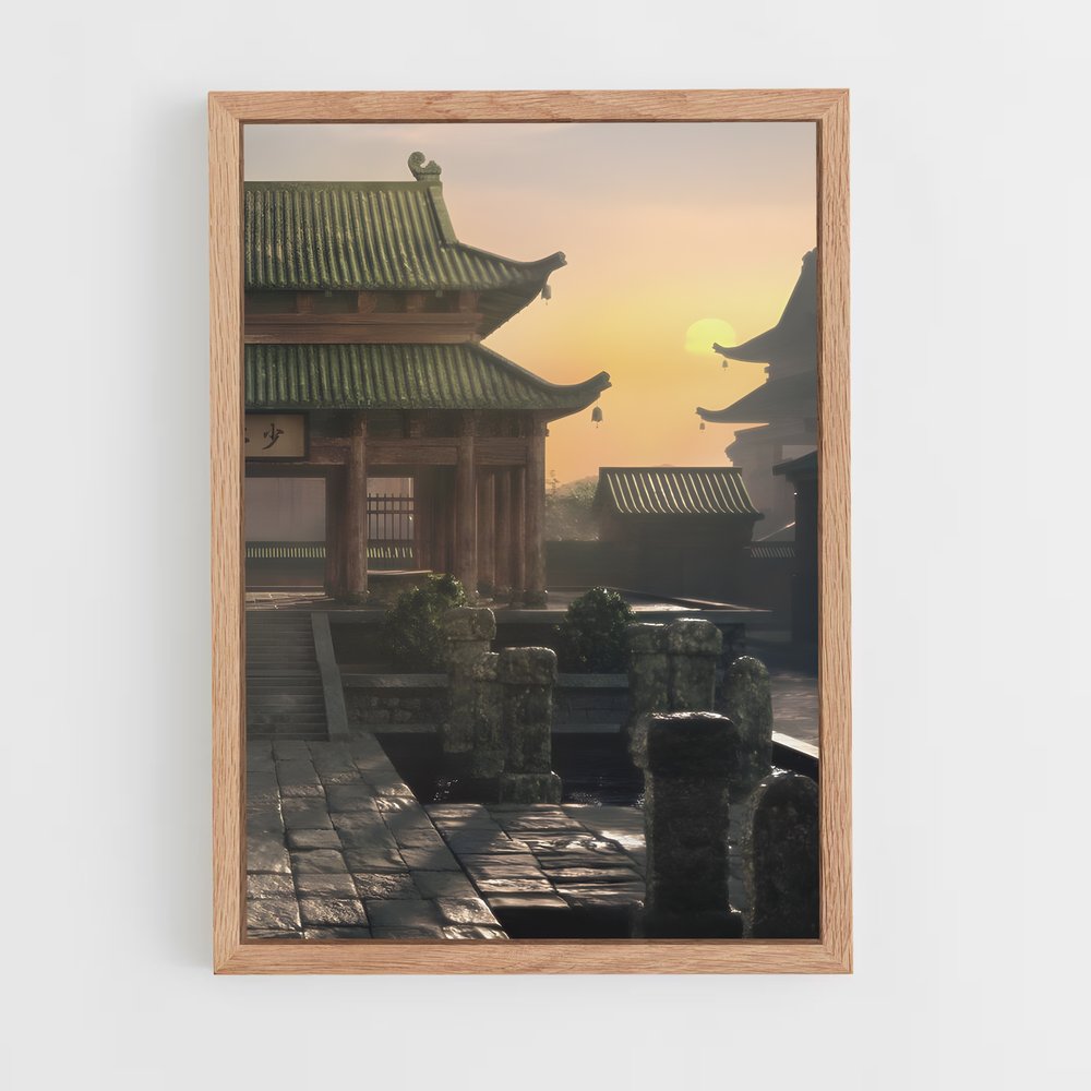 Poster Éclat de Shaolin – affiche Kung Fu (vue 4)